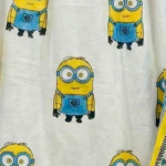 Hand Block Premium Kids Reversible Dohar's With Bag Packing - Minion