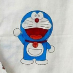 Hand Block Premium Kids Reversible Dohar's With Bag Packing - Doremon