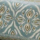 Premium Ikat Print King Size Bedsheet with 2 Pillow Cover - Three