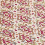 Premium Ikat Print King Size Bedsheet with 2 Pillow Cover - Seventeen