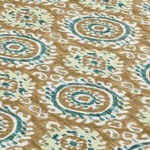 Premium Ikat Print King Size Bedsheet with 2 Pillow Cover - Twenty-Five