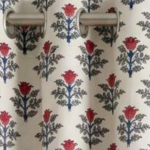 HAND BLOCK PRINTED PREMIUM COTTON CURTAINS - Three