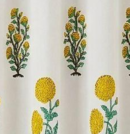 HAND BLOCK PRINTED PREMIUM COTTON CURTAINS - Six