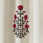 HAND BLOCK PRINTED PREMIUM COTTON CURTAINS - Eight