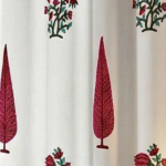 HAND BLOCK PRINTED PREMIUM COTTON CURTAINS - Nine