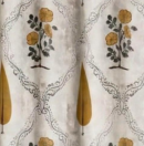 HAND BLOCK PRINTED PREMIUM COTTON CURTAINS - Fourteen