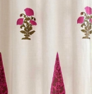 HAND BLOCK PRINTED PREMIUM COTTON CURTAINS - Fifteen