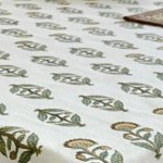 Jaipuri Printed 100% Cotton Table Cover for 6 Seater (60x90 Inch) - TWENTY - EIGHT