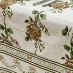 Jaipuri Printed 100% Cotton Table Cover for 6 Seater (60x90 Inch) - TWENTY - ONE