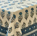 Jaipuri Printed 100% Cotton Table Cover for 6 Seater (60x90 Inch) - SEVENTEEN