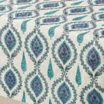 Jaipuri Printed 100% Cotton Table Cover for 6 Seater (60x90 Inch) - EIGHT