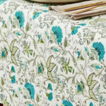 Jaipuri Printed 100% Cotton Table Cover for 6 Seater (60x90 Inch) - SIX