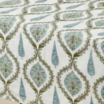 Jaipuri Printed 100% Cotton Table Cover for 6 Seater (60x90 Inch) - FOUR