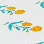 Premium Hand Block Printed Cotton Diwan Set (8 Pieces) - ELEVEN