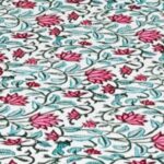 Premium Hand Block Printed Cotton Diwan Set (8 Pieces) - THREE