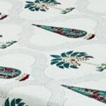 Premium Hand Block Printed Cotton Diwan Set (8 Pieces) - TWO