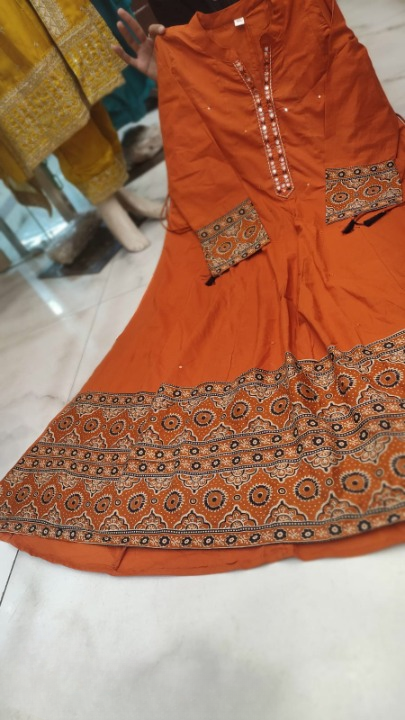 Premium cotton anarkali dress - Image 10