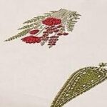 Premium Hand Look King Size Bedsheet with 2 Reversible Pillow Cover - Pattern 11