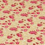 Premium Hand Look King Size Bedsheet with 2 Reversible Pillow Cover - Pattern 19