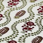 Premium Hand Look King Size Bedsheet with 2 Reversible Pillow Cover - Pattern 20
