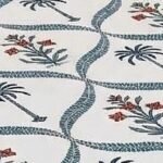 Premium Hand Look King Size Bedsheet with 2 Reversible Pillow Cover - Pattern 27