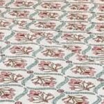 Premium Hand Look King Size Bedsheet with 2 Reversible Pillow Cover - Pattern 35