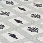Premium Hand Look King Size Bedsheet with 2 Reversible Pillow Cover - Pattern 41