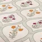 Premium Hand Look King Size Bedsheet with 2 Reversible Pillow Cover - Pattern 4
