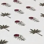 Premium Hand Look King Size Bedsheet with 2 Reversible Pillow Cover - Pattern 50