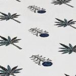 Premium Hand Look King Size Bedsheet with 2 Reversible Pillow Cover - Pattern 51