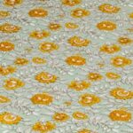 Premium Hand Look King Size Bedsheet with 2 Reversible Pillow Cover - Pattern 58
