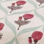 Premium Hand Look King Size Bedsheet with 2 Reversible Pillow Cover - Pattern 6