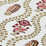 Premium Hand Look King Size Bedsheet with 2 Reversible Pillow Cover - Pattern 67